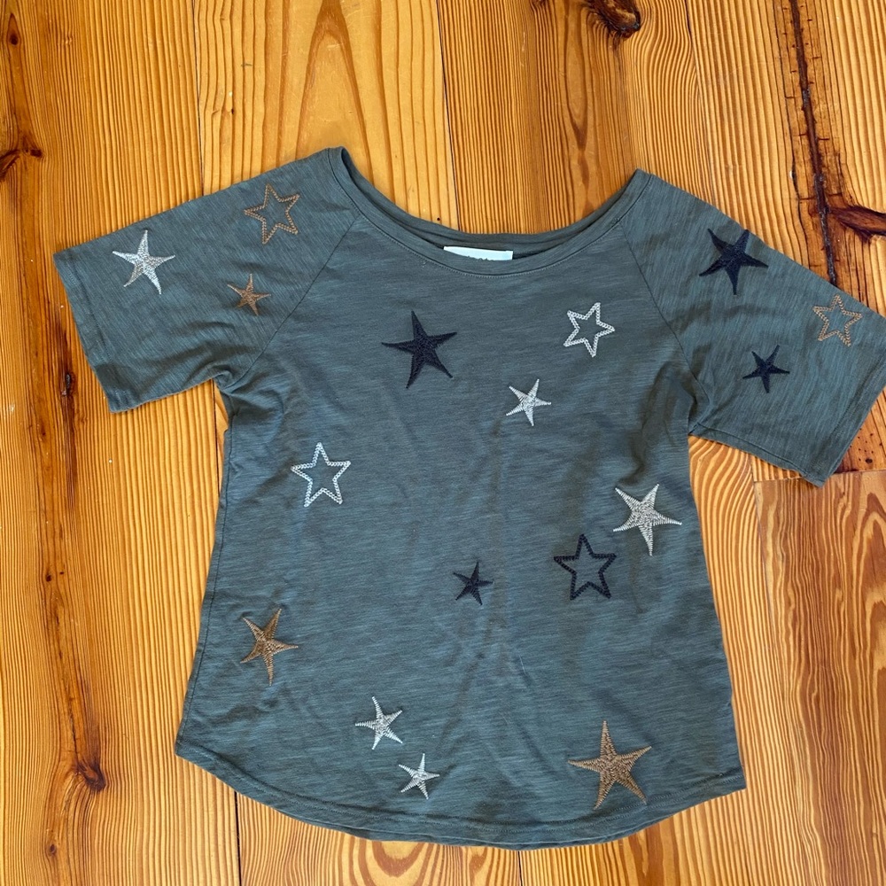 Star print top